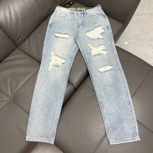 Drew House Ripped Straight Jeans